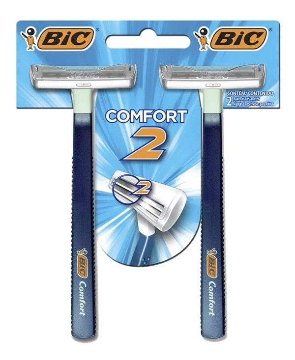 Bic Comfort Twin Normal Maquina de Afeitar Descartable 2X12u
