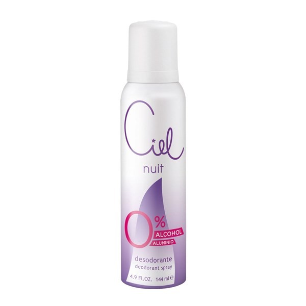 Desodorante en Aerosol Femenino Ciel Nuit 0% Alcohol 144 cc. #1
