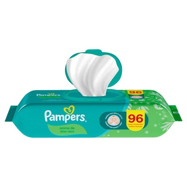 Pampers Toallas Humedas Aloe Vera (96 Unidades) alt