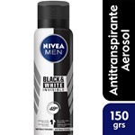 NIVEA Deo Antitranspirante Aerosol Men Invisible Black & White | 150 ml #2