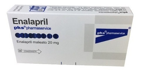 Enalapril 20 mg  | 30 comprimidos