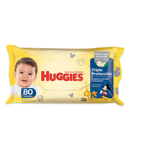 Toallitas Húmedas Huggies Triple Protección X 80 Un