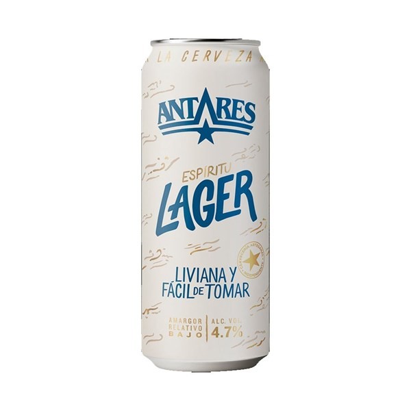 Cereveza Antares Lager 473 cc Sixpack