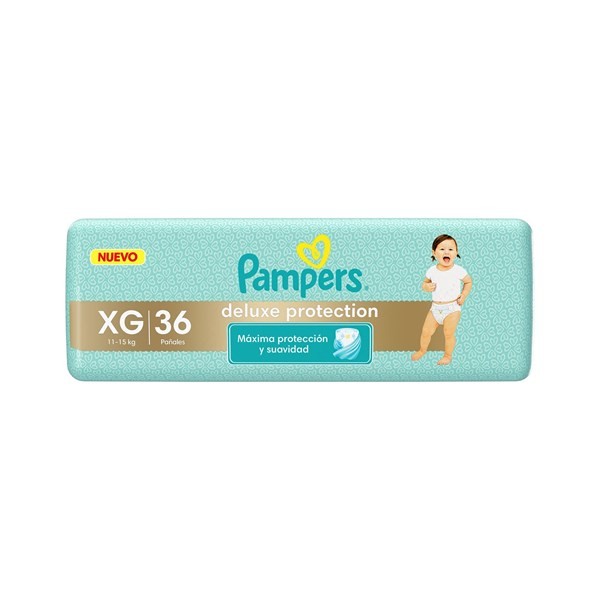 Pañales Pampers Talle Xg Deluxe 36 Uni #1
