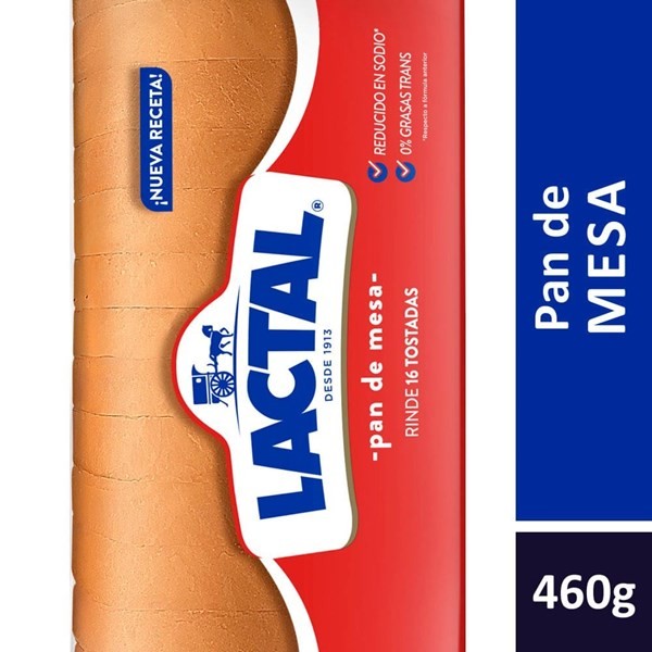 Pan Blanco Lactal x 460 g #1
