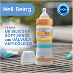 Chicco Mamadera Wellbeing Girl 330 ml #5