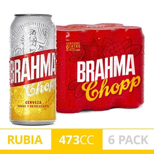 Cerveza Rubia Brahma 6 X 473 Cc. #1