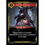 089 Estocada Demoniaca Precon Demonio/Elemental - Coste 1 #1