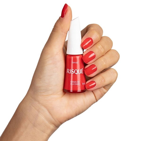 Risque Esmalte de Uñas Cremoso Vermelho Felicidade alt