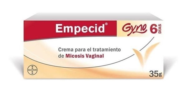 Empecid Gyno Crema Vaginal Antimicótico con Clotrimazol 1% tratamiendo de 6 días