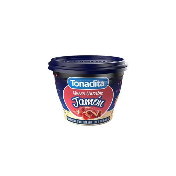 Queso Untable Tonadita Jamon 180 gr #1
