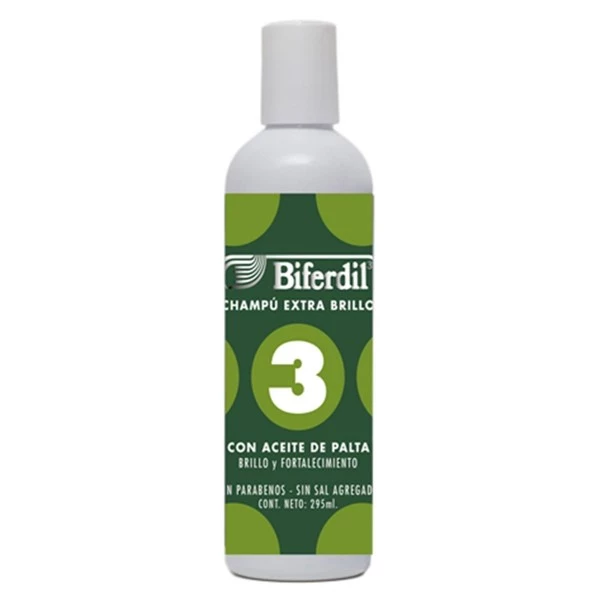 Biferdil Shampoo 3 Con Aceite de Palta 295 ml