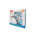 Fisher Price Set de Alimentacion Baby Azul (6 Piezas) #1