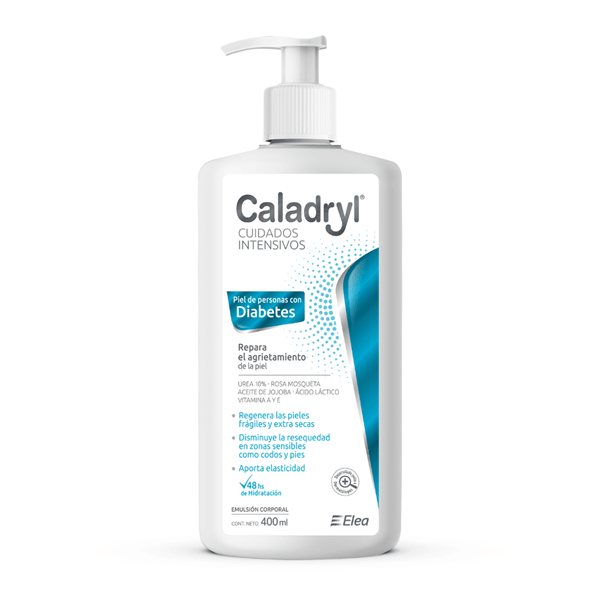 Caladryl Cuidados Intensivos Piel Diabetes Emulsión 400 ml
