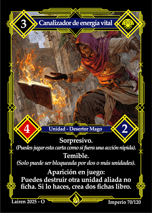 070 Canalizador De Energia Vital Precon Enano/Desertor - Coste 3