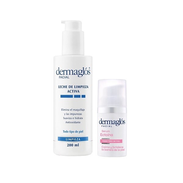 Dermaglos Kit Facial Leche de Limpieza + Serum Ectoína Tamaño 2 Unid #1