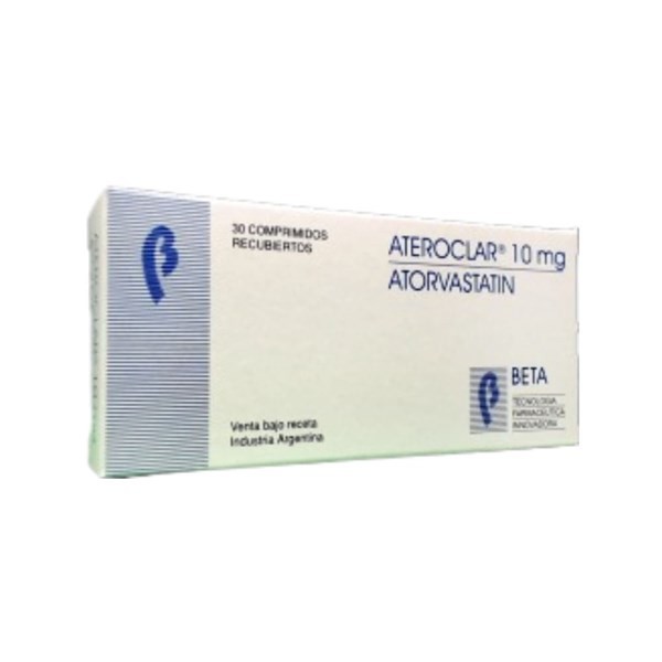 Beta Ateroclar Atorvastatín 10 Mg x 30 Comp. Recubiertos #1