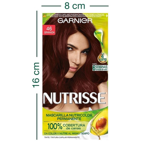 Garnier Nutrisse Kit de Coloracion 46 borgoña alt