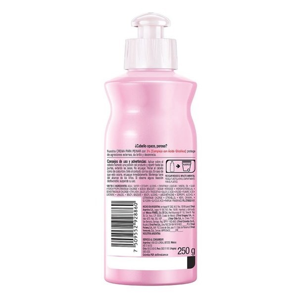 Crema para Peinar Elvive Glycolic Gloss 250 ml alt