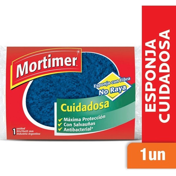 Esponja Mortimer Cuidadosa 1 U #1