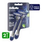 Gillette Maquina Desechable Corpo Cuerpo (2 Unidades) #1