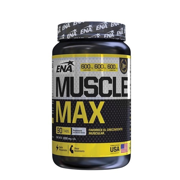 Ena Suplemento Deportivo Muscle Max (90 Tabletas) alt