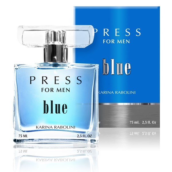 Karina Rabolini Fragancia Press Blue Edt For Men 75 ml #1
