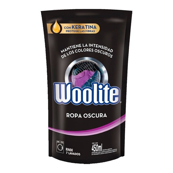 Detergente Woolite Ropa Fina Black 450 Ml alt