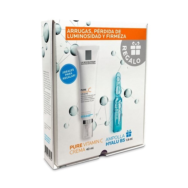Estuche La Roche-Posay Crema Facial Pure Vitamin C Legere + Sérum Hyalu B5 de Regalo x 10 ml #1