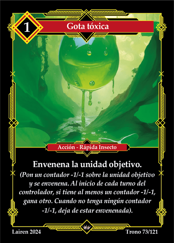 074 Gota Toxica 1ra Edicion - Coste 1