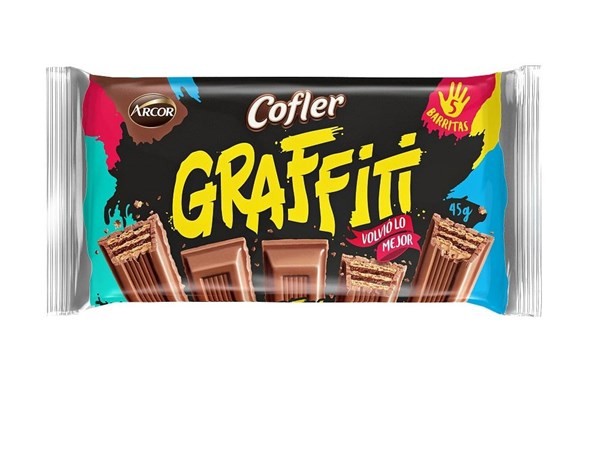 Chocolate Cofler Graffiti x 45 g #1