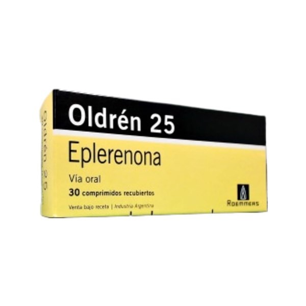 Roemmers Oldren Eplerenona 25 Mg x 30 Comp Recubiertos #1