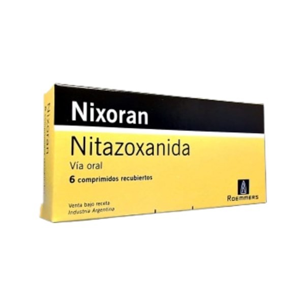 Roemmers Nixoran 500 Mg Nitazoxanida x 6 Comp Recubiertos #1