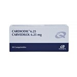 Cardiodil 6.25 Mg | 30 comprimidos | CARVEDILOL #1