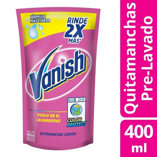 Quitamanchas Líquido Vanish Multiuso Repuesto 400 Ml. #1