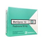 Trb-Pharma Metilpres 50 Prednisona 50 Mg x 20 Comp Recubiertos Trirranurados #1