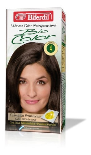 Biferdil Kit Coloracion Bio Color 4 Castaño #1