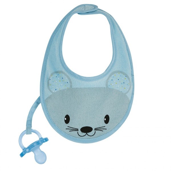Chicco Babero+Mordillo Fresh 3En1 Celeste alt