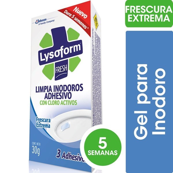 Lysoform Limpiador Inodoro Frescura Extrema 3 Adhesivos alt