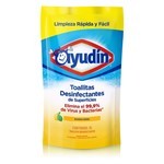 Toallitas Desinfectantes Ayudín Limón Doypack x 35 un #1