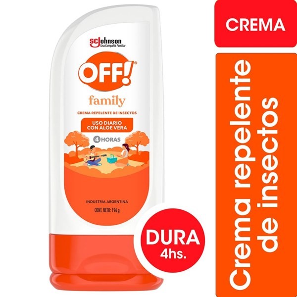 Repelente Para Mosquitos Off! Family Crema 196 G'