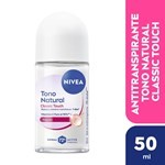 Nivea Desodorante Roll On Antitranspirante Tono Natural Classic Touch Fem 50 ml #2