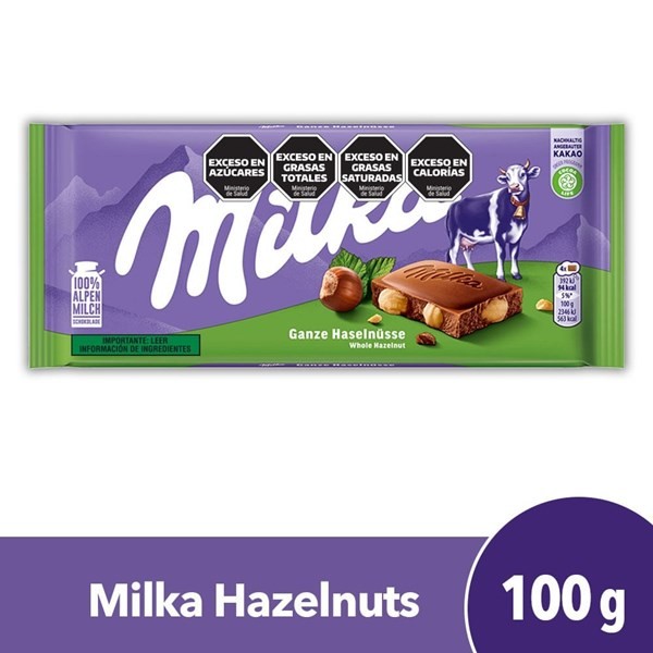 Chocolate Milka Con Avellanas 100 G.