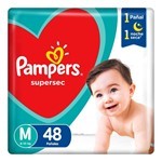 Pampers Pañales Supersec m 48 #1