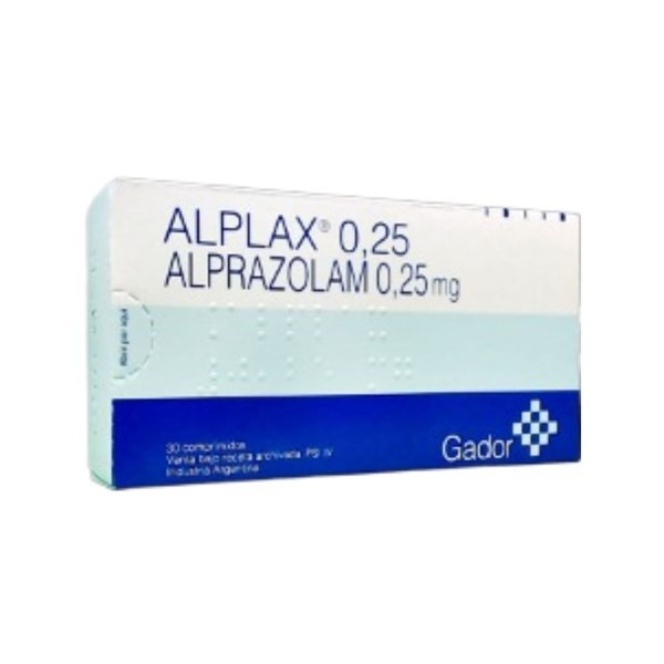 Gador Alplax Alprazolam 0.25 Mg x 30 Comp #1