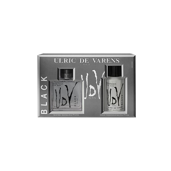 Pack Ulric de Varens Black Coffret Perfume + Desodorante 100 Ml