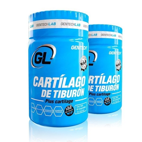 Gentech Cartilago de Tiburon 60 tabletas #1