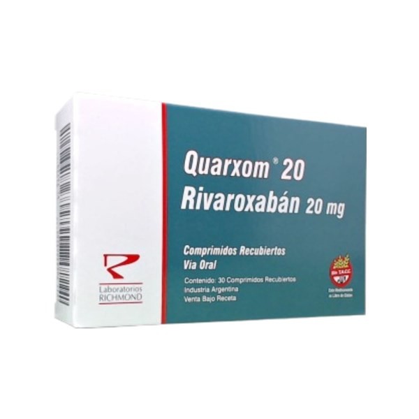 Richmond Quarxom 20 Mg Rivaroxabán x 30 Comp Recubiertos #1
