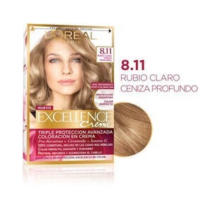TINTA EXCELLENCE RUBIO CLARO CENIZA PROFUNDO 8.11 #1
