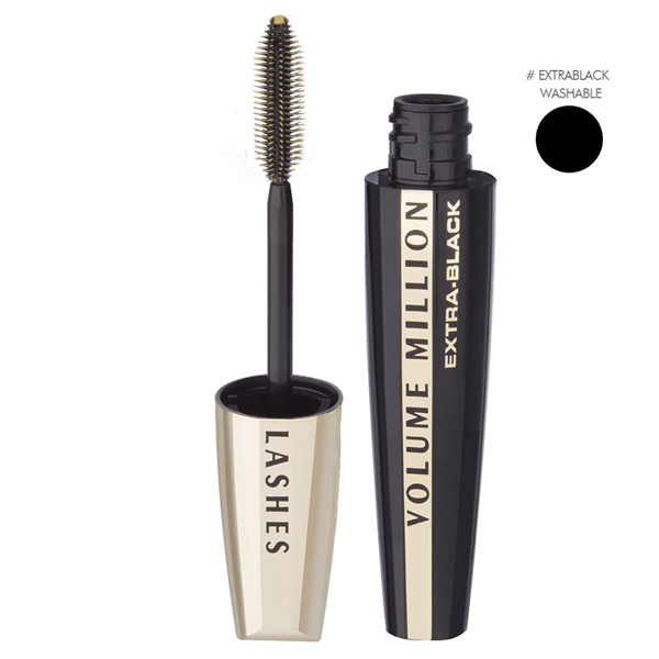 Máscara de Pestañas Volume Million Lashes Extra Black Washable Loreal París